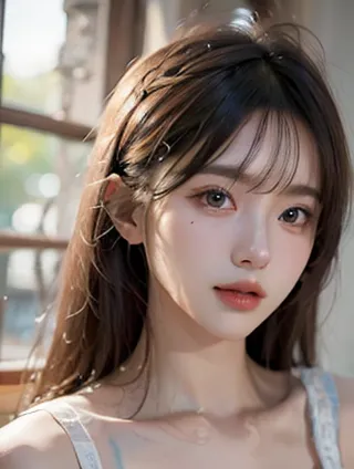 橡木家具与窗台盆栽：自然与人文的交响曲