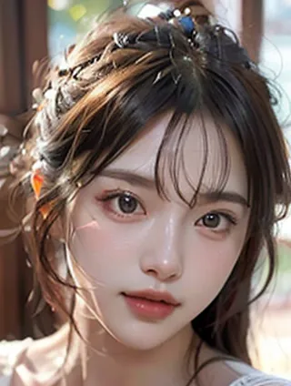 柔和色调与田园花环：一场视觉与情感的盛宴